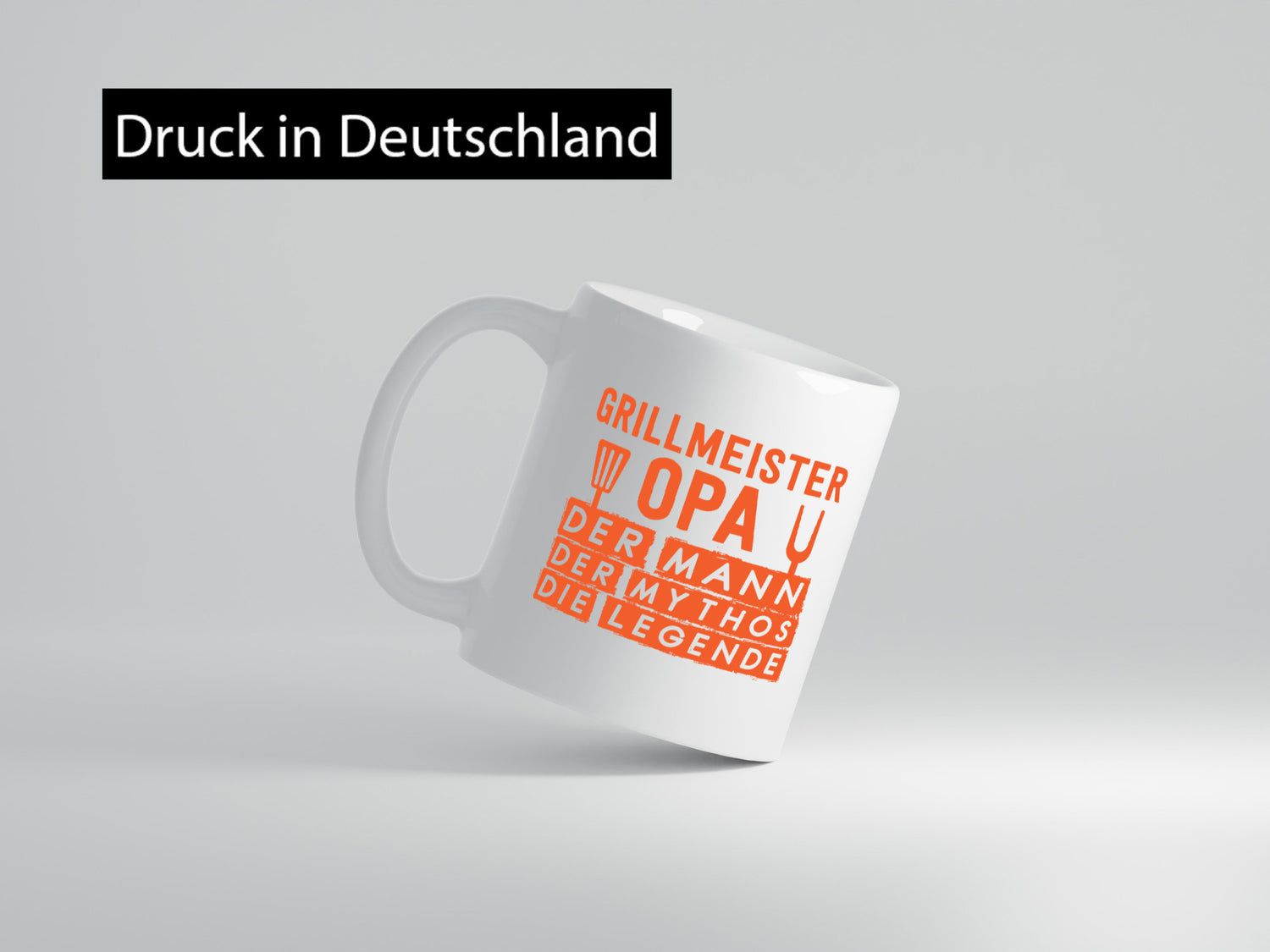 Grillmeister, Opa, Mann, Mythos, Legende | Grillbesteck Geschenk Familie