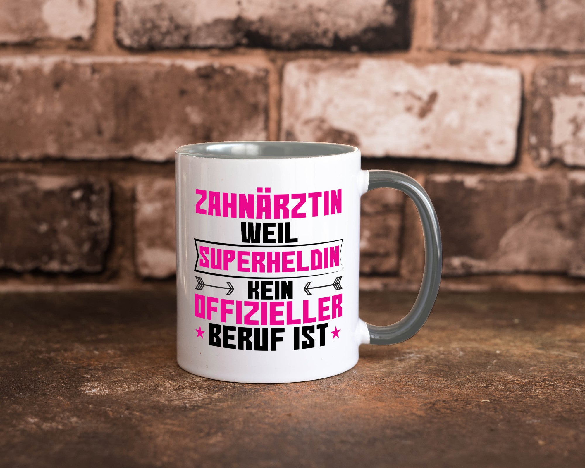 Superheldin Zahnärztin | Zahnmedizin Beruf Geschenkidee Arbeit Kollegen Büro