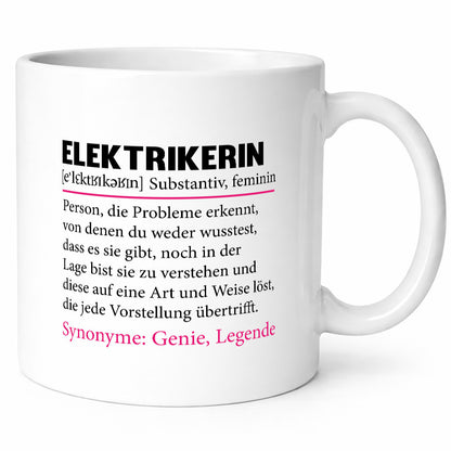 Elektrikerin | Beruf Elektronikerin Elektrik lustiger Spruch Geschenk Arbeit