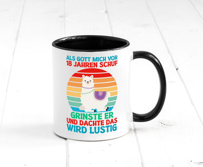 18. Geburtstag | 18 Jahre Gut Schuf mich Lama v2 Geschenk Geschenkidee lustiger