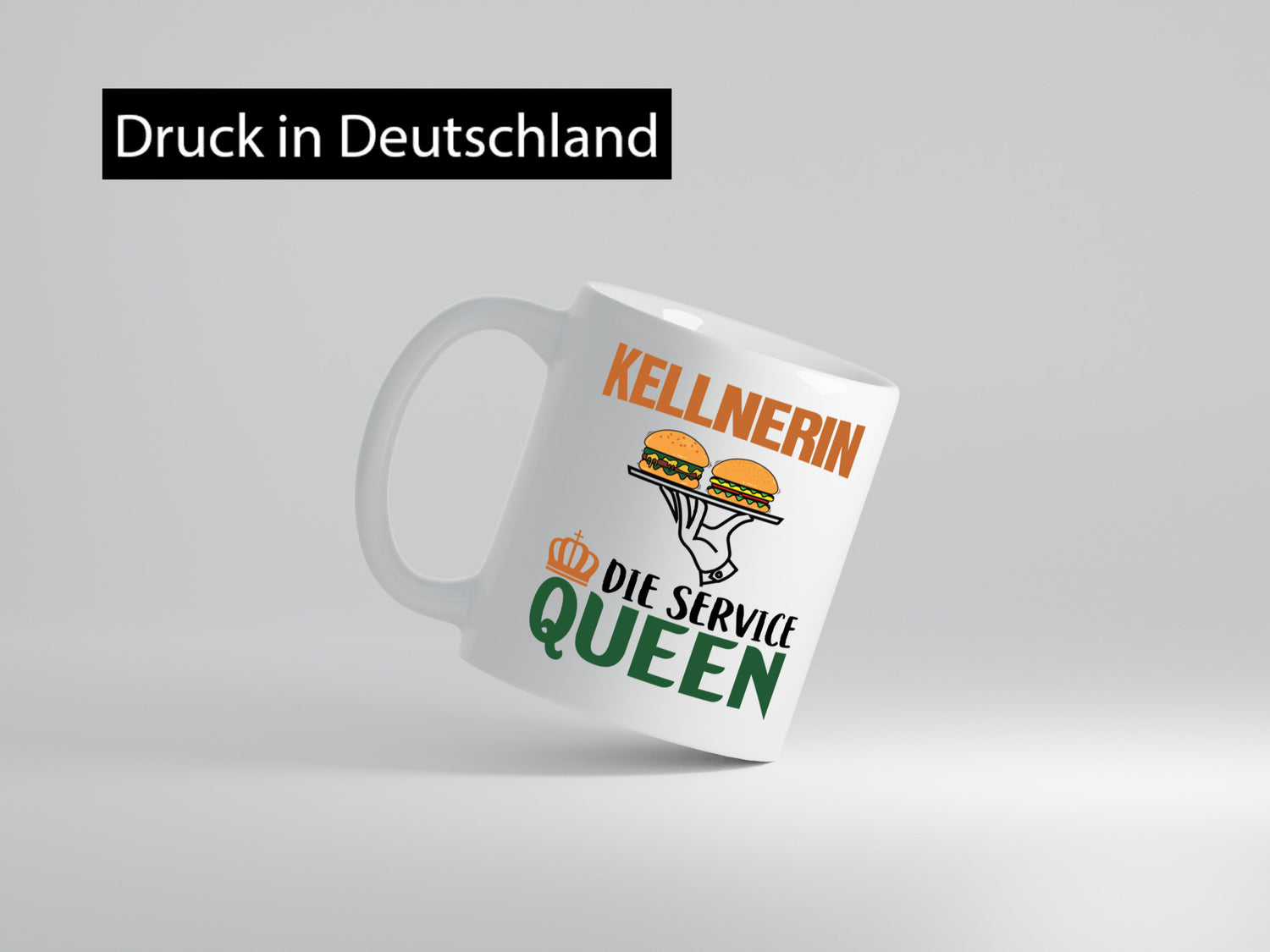 Kellnerin die service Queen | Resturant Kellnern Humor Geschenkidee Tasse