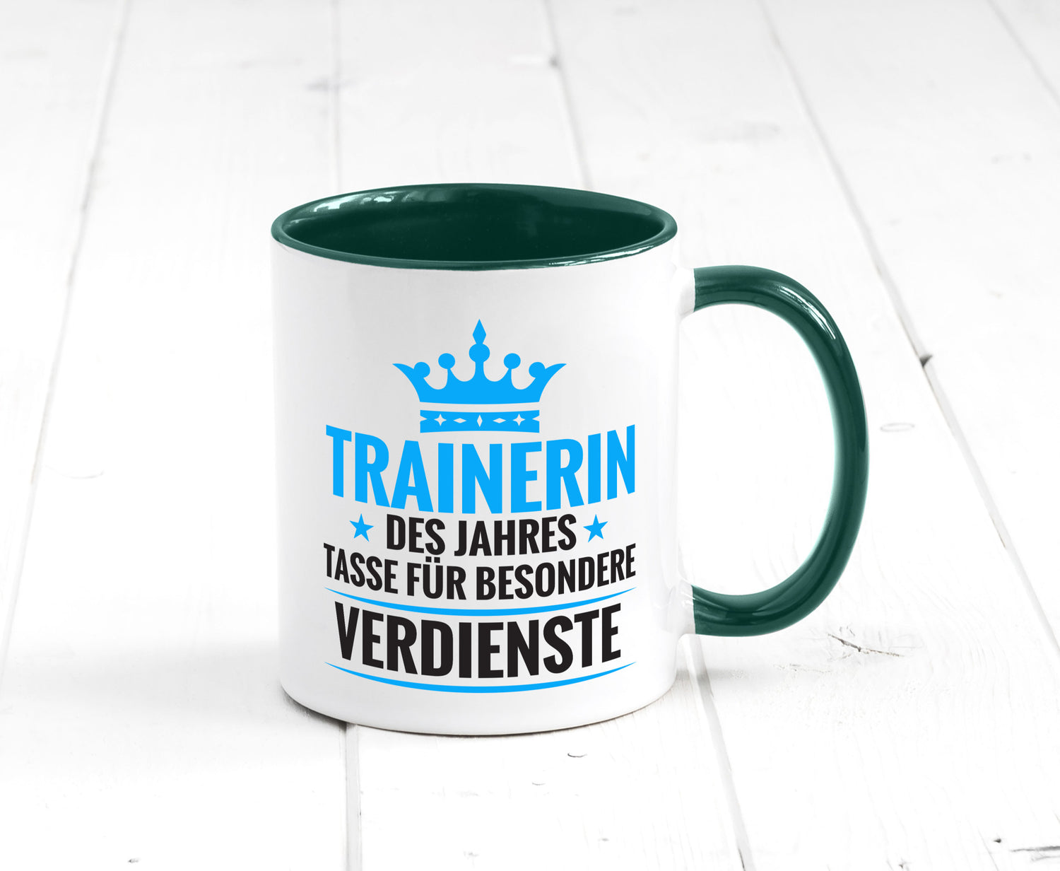 Besonderer Verdienst: Trainerin | Sportverein Humor Geschenk Geschenkidee