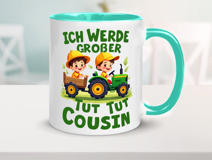 Ich werde Großer Cousin | Familie Bauer lustiger Spruch Geschenk Geschenkidee