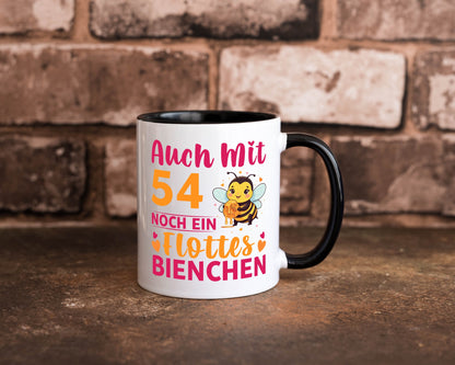54. Geburtstag | Flottes Bienchen 54 Jahre lustig Geschenkidee Geschenk Tasse
