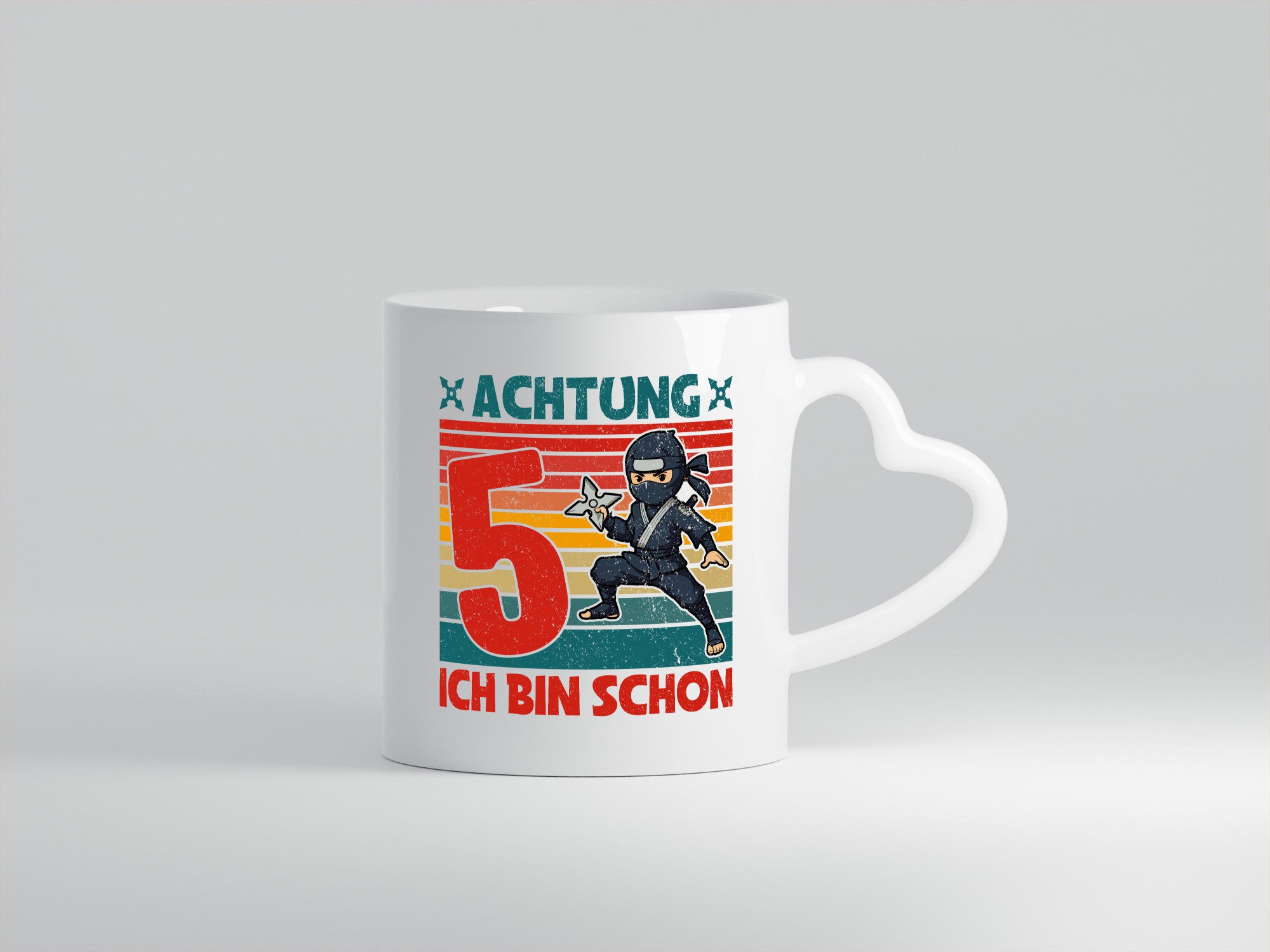 5. Geburtstag | 5 Jahre Ninja Kindergeburtstag Humor Geschenkidee Tasse