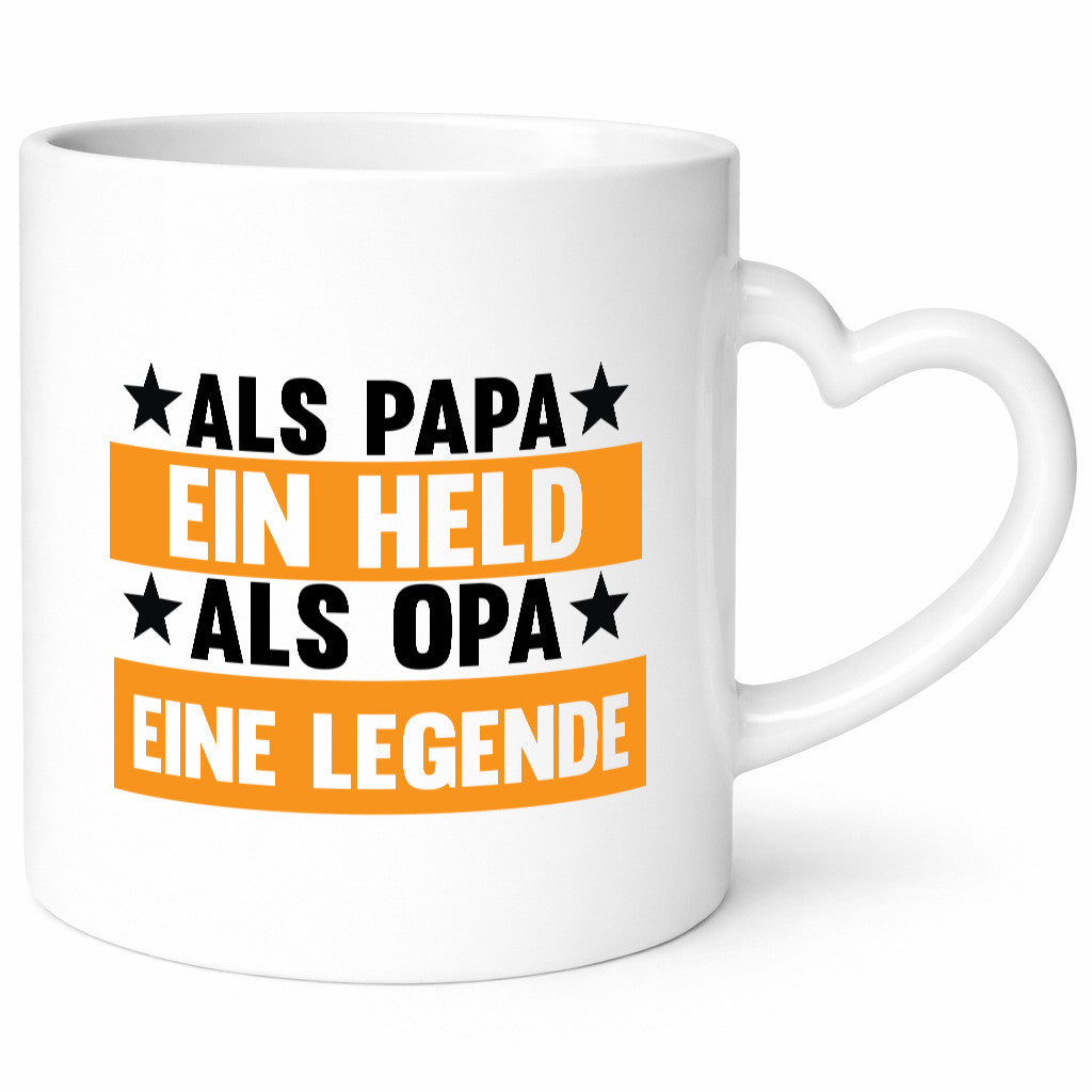 Papa ein Held, Opa eine Legende | Held lustig Familie Geschenkidee Geschenk