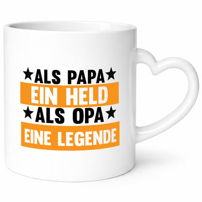 Papa ein Held, Opa eine Legende | Held lustig Familie Geschenkidee Geschenk