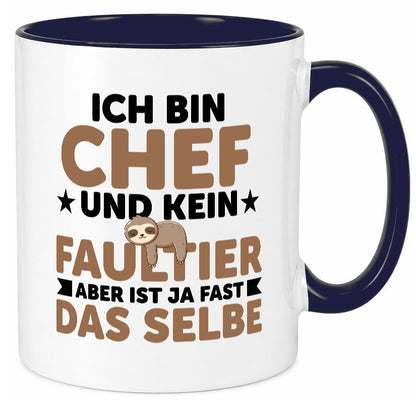 Ich bin kein Faultier: Chef | Führungskraft Vorgesetzter lustig Arbeit Kollegen Tasse