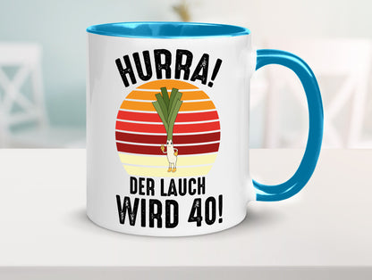 Hurra der lauch wird 40 | 40. Geburtstag Ehrentag Geschenk Geschenkidee