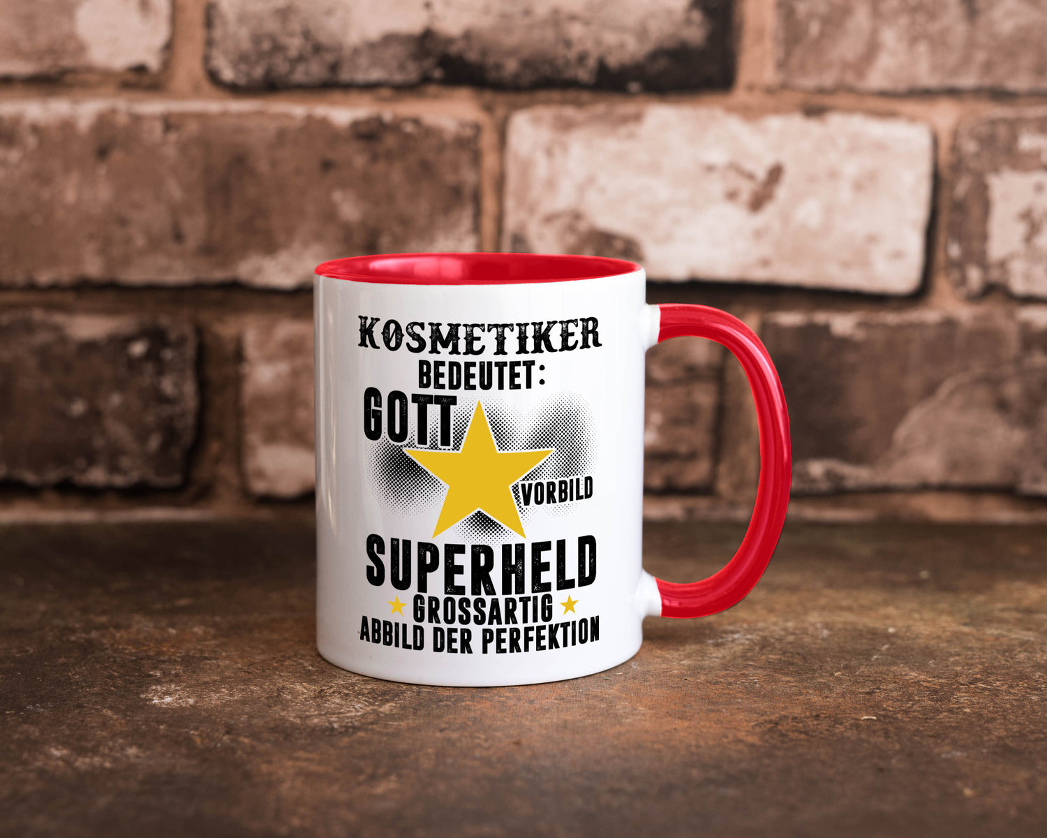 Bedeutung von Kosmetiker | Kosmetik Stylist Visagist Geschenkidee Humor Tasse