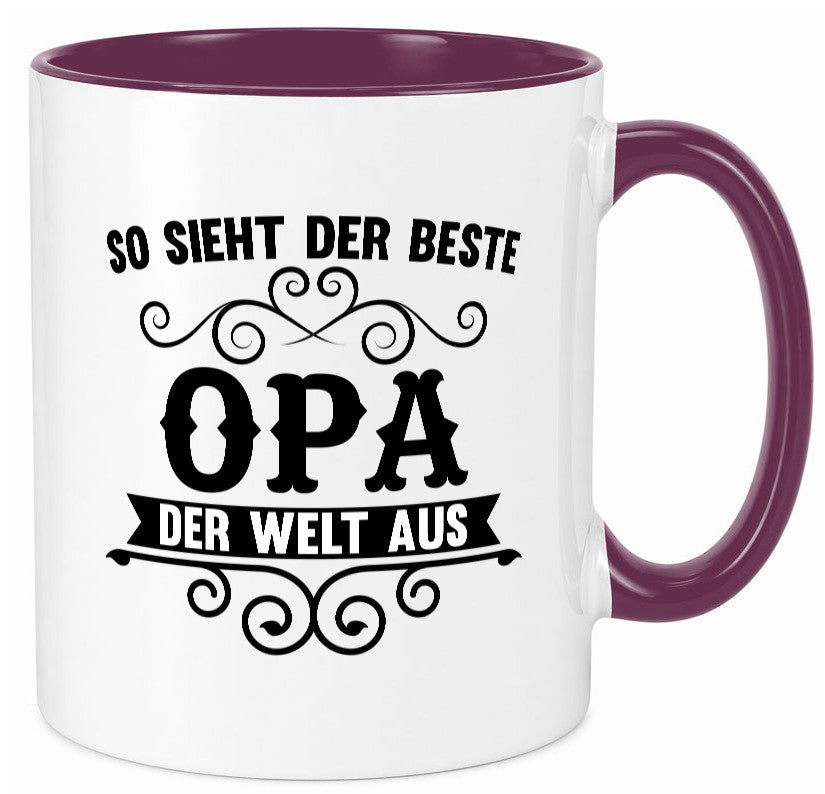 Der Beste Opa | Großvater Enkel Geschenkidee Familie Humor Tasse