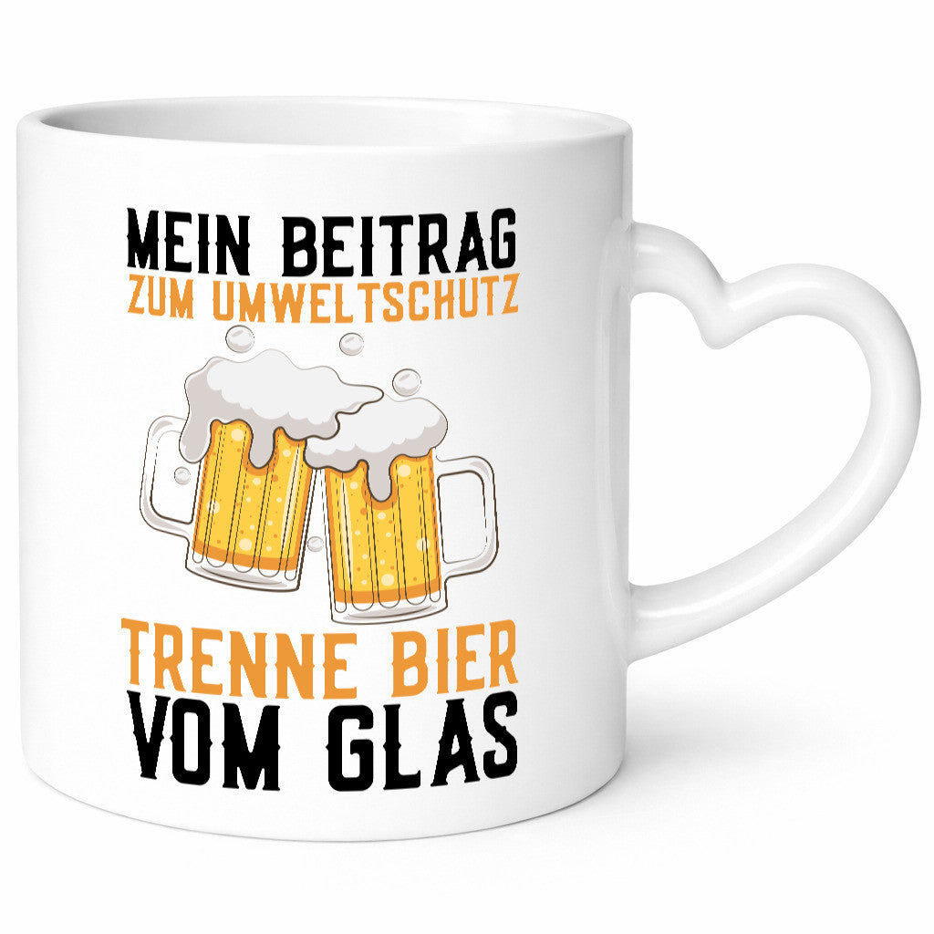 Beitrag zum Umweltschutz | Biertrinker Party Pils lustiger Spruch Geschenk