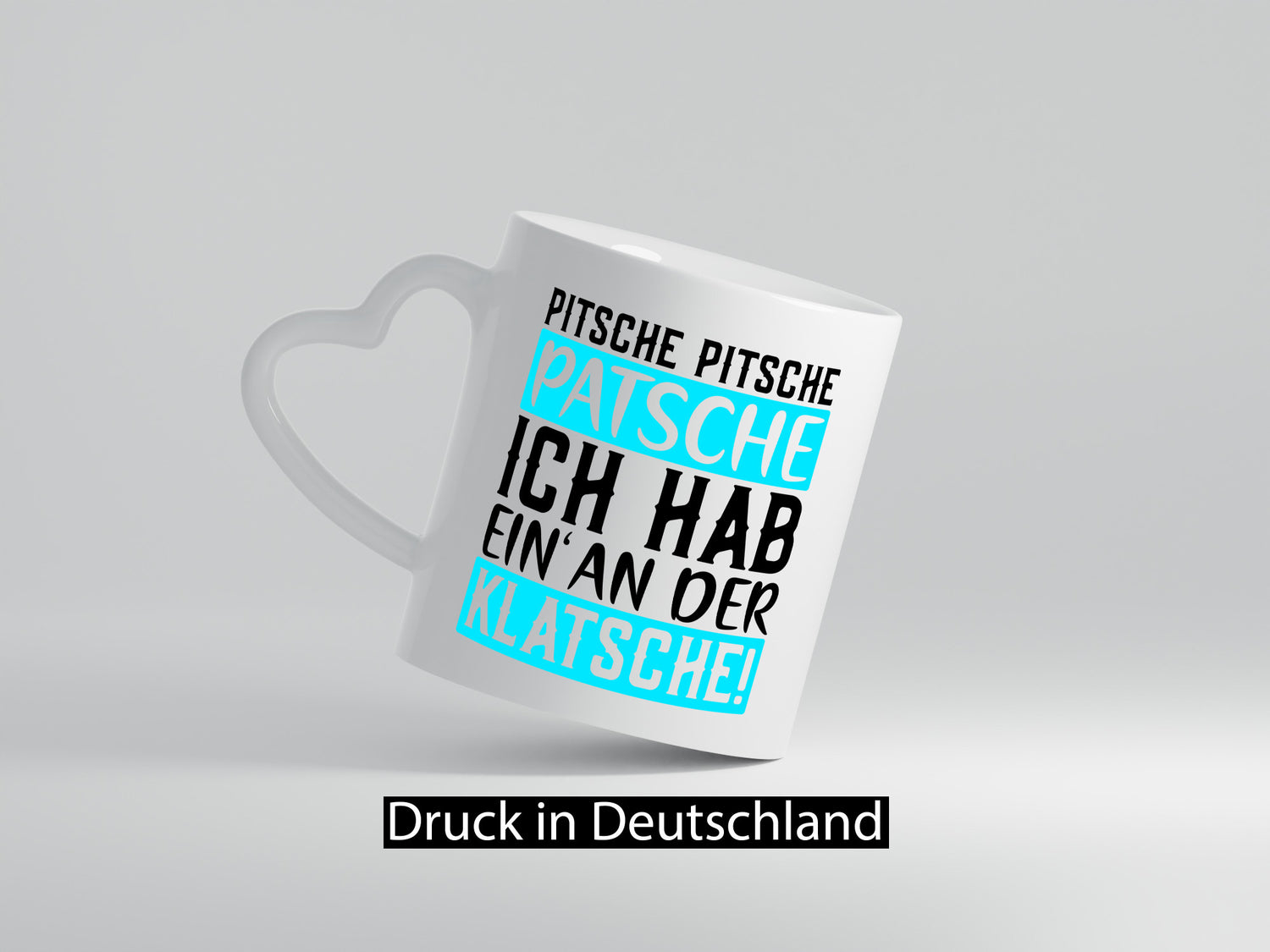 Pitsche Patsche | Verrückt lustiger Spruch Büro Arbeit Geschenkidee Kollegen