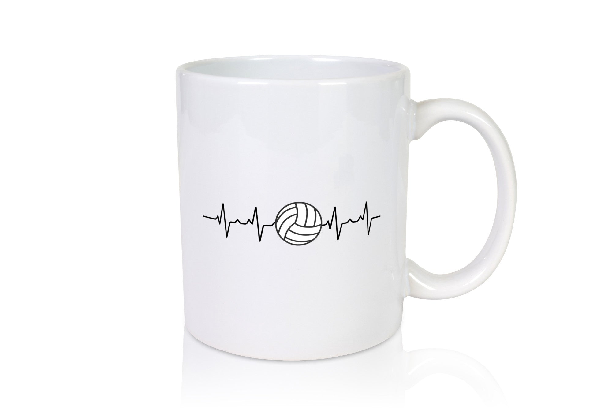 Volleyball Herzschlag | Motiv Sport Ballsport Team lustiger Spruch Geschenk