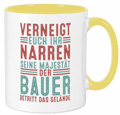Verneigt euch: Bauer | Bauernhof Landwirtschaft v2 lustig Humor Geschenkidee