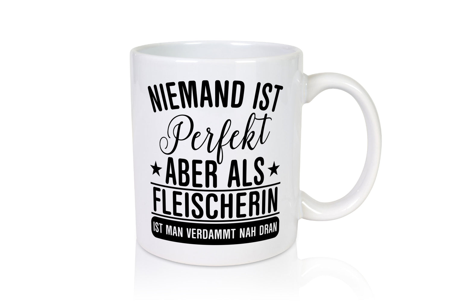 Verdammt nah dran: Fleischerin | Schlachterei lustig Humor Geschenkidee