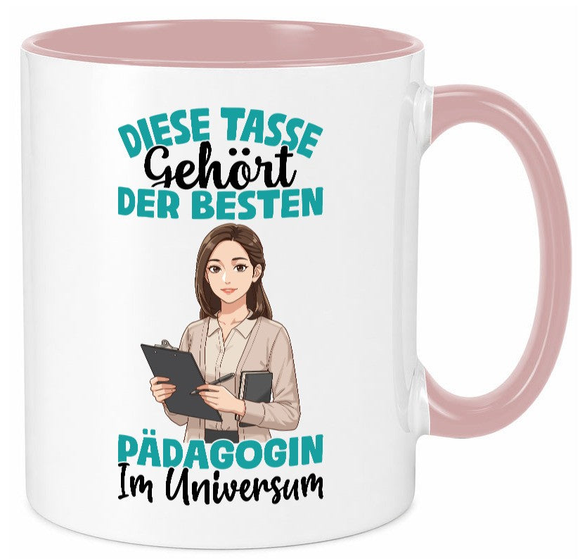 Im Universum: Pädagogin | Pädagogik lustig Humor Geschenkidee Geschenk Tasse