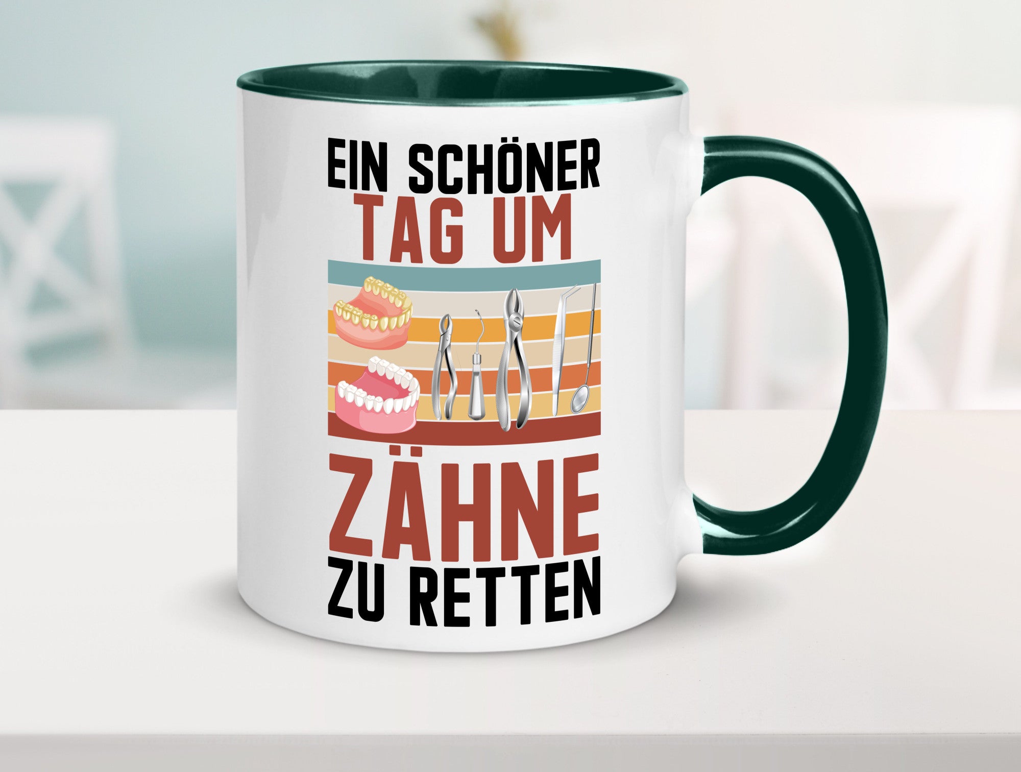 Ein schöner Tag um zähne zu retten | Zahnarzt Geschenk Humor Geschenkidee