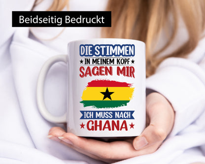 Ghana | Urlaub Stimmen in meinem Kopf Traumland lustig Humor Geschenkidee