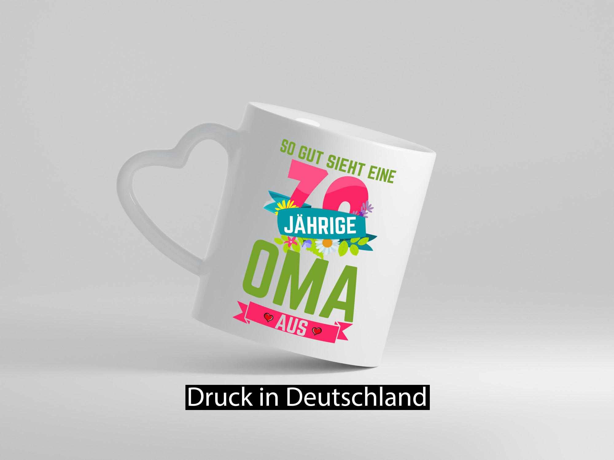 70. Geburtstag | 70 Jährige Oma Großmutter Geschenkidee Familie Humor Tasse