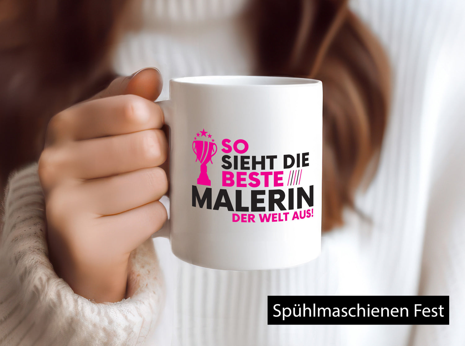 Die Weltbeste Malerin | Malerinnen lustig Humor Geschenkidee Geschenk Tasse