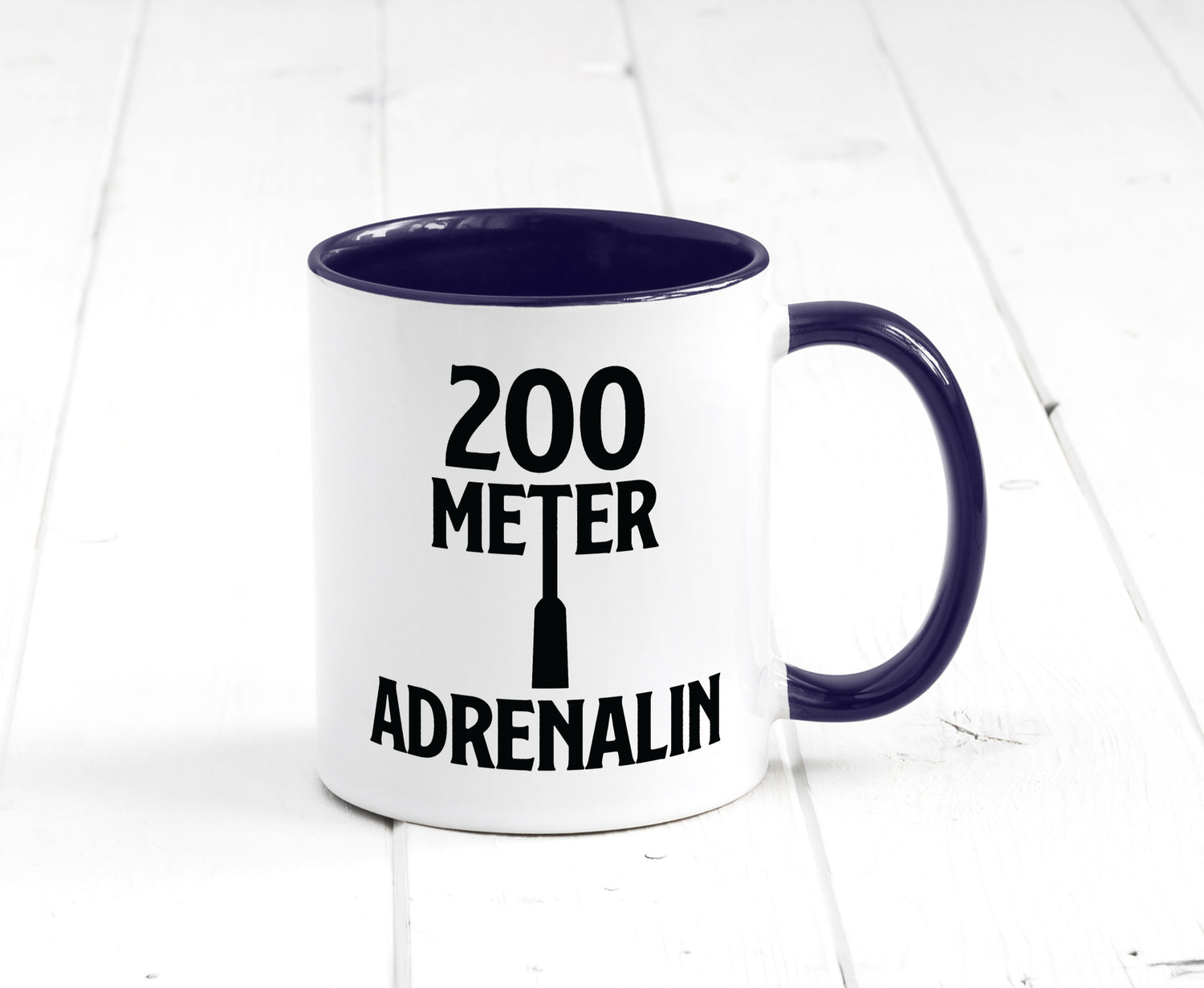 200 Meter Adrenalin v2 lustig Humor Geschenkidee Geschenk Tasse
