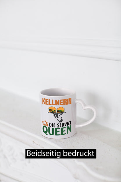 Kellnerin die service Queen | Resturant Kellnern Humor Geschenkidee Tasse
