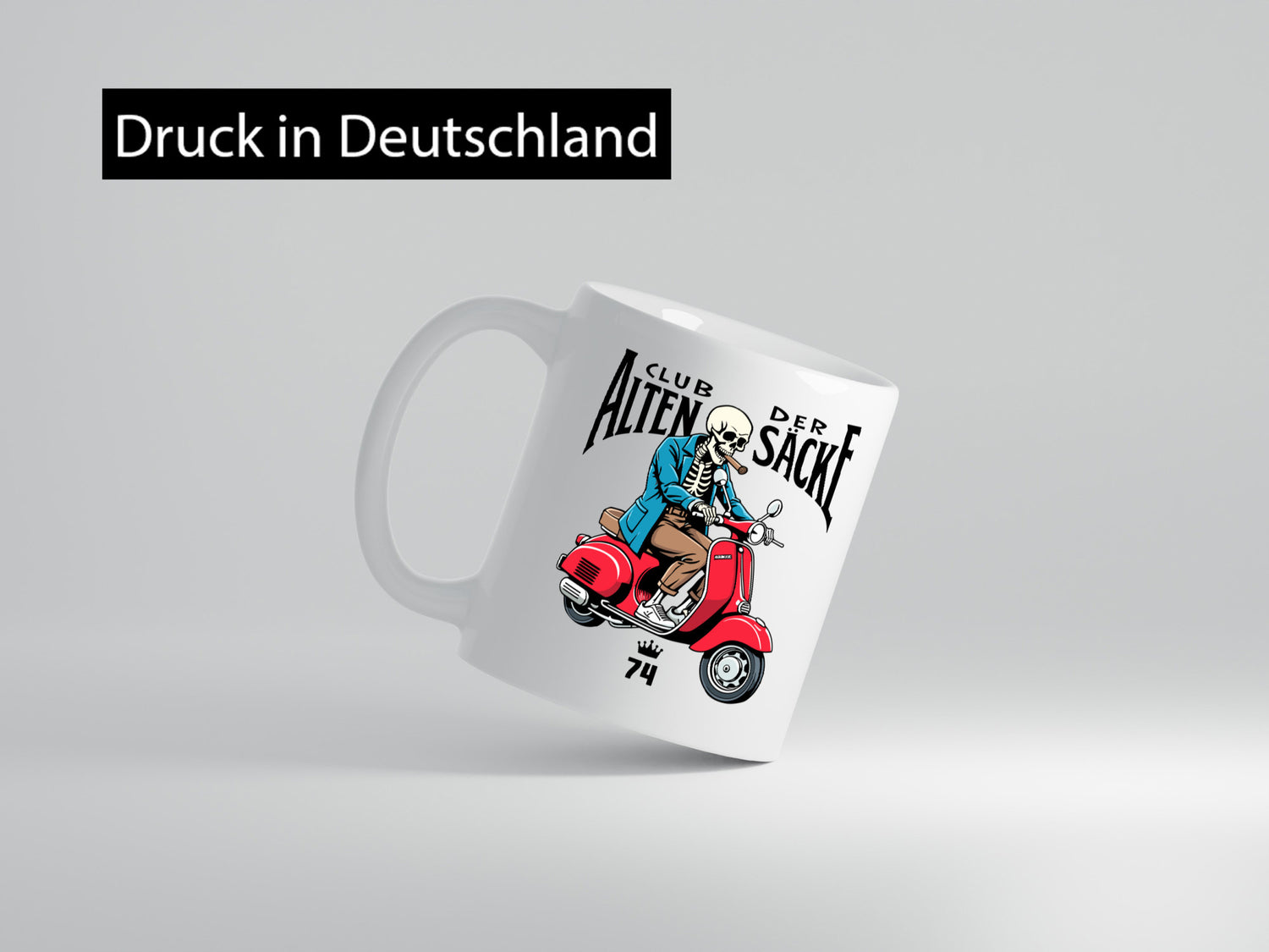 74. Geburtstag | 74 Jahre Club der alten Säcke v2 Humor Geschenkidee Tasse