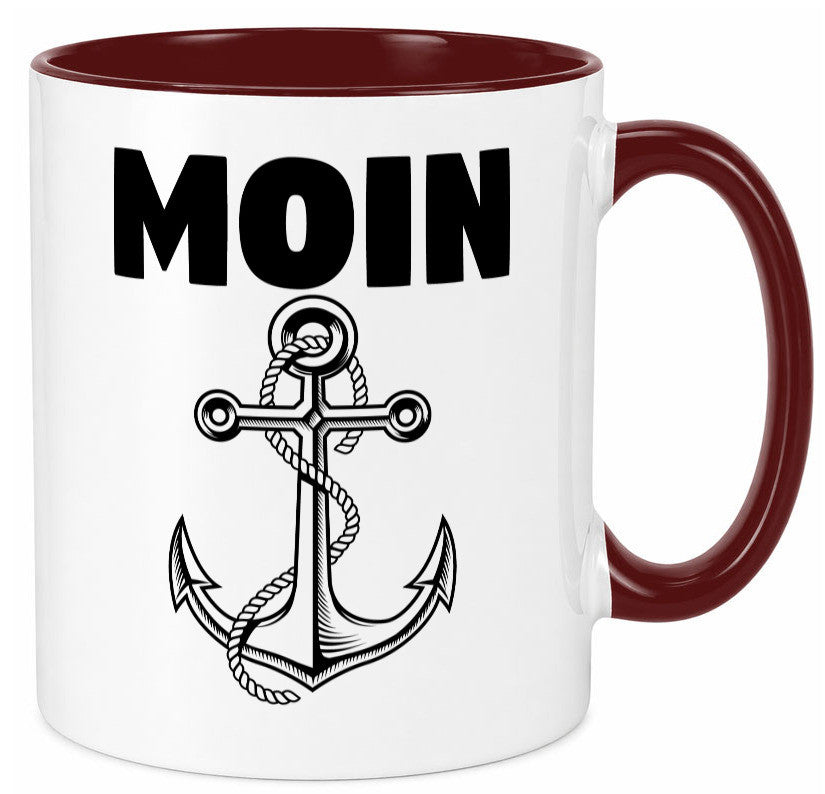 Moin Anker | Norddeutschland Tasse Norddeutscher Humor Geschenkidee