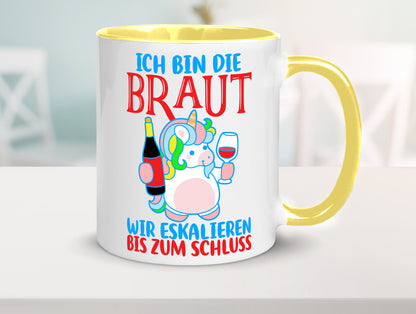 Junggesellinnenabschied | JGA Braut Einhorn Eskalation v2 lustig Humor
