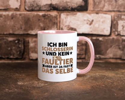 Ich bin kein Faultier: Schlosserin | Schlosserei v2 lustig Tierliebhaber Humor