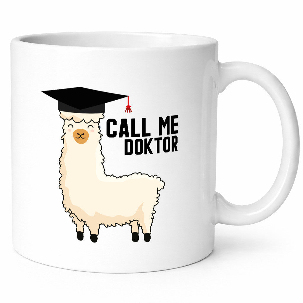 Call me Doktor | Lama Arzt Krankenhaus Abschluss Humor Geschenkidee Tasse