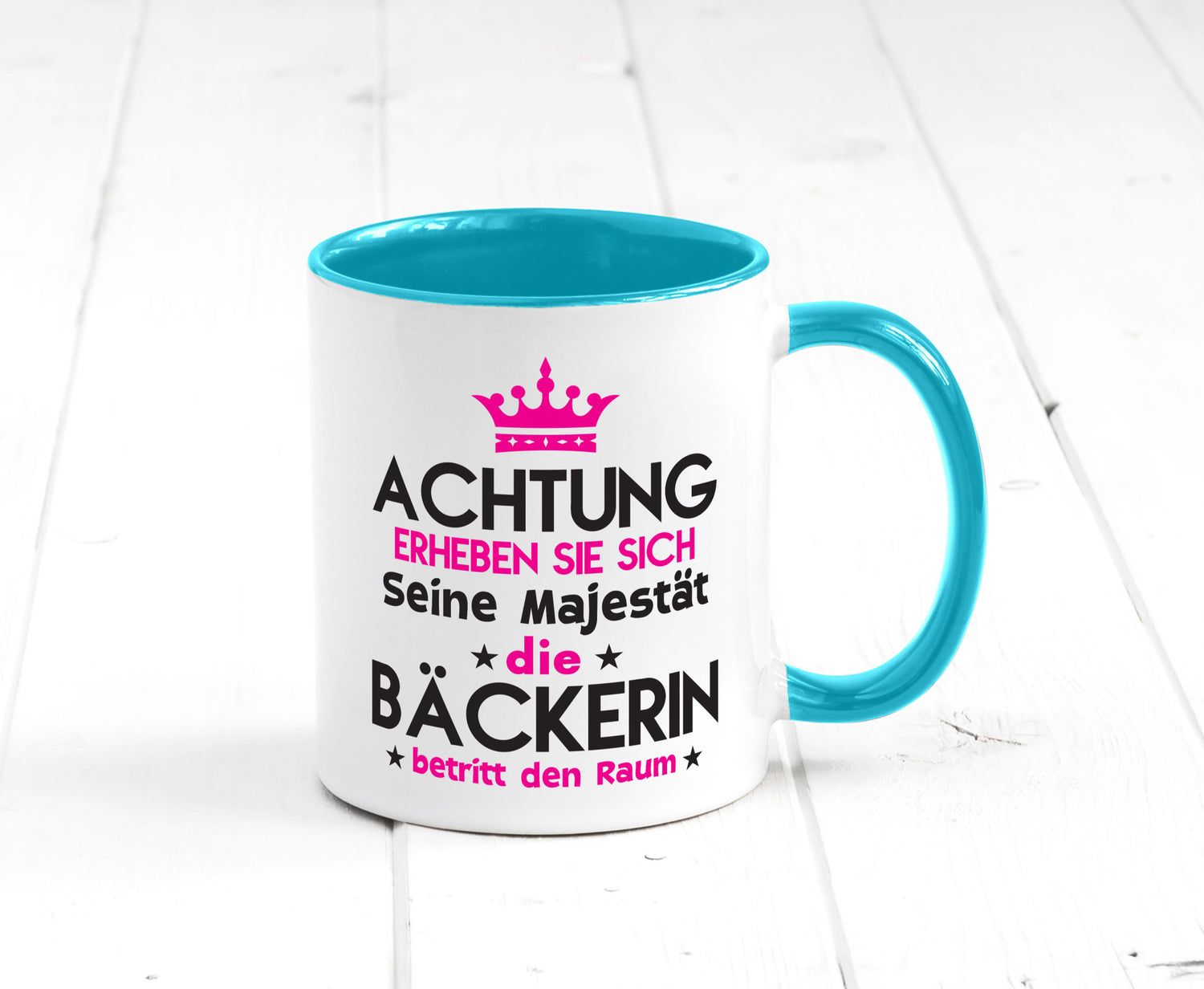 Seine Majestät Bäckerin | Bäckerei Frauen Backen Humor Geschenkidee Tasse