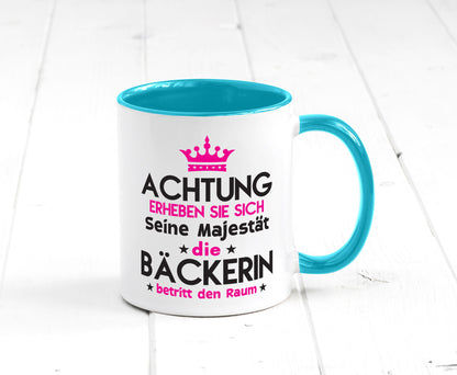 Seine Majestät Bäckerin | Bäckerei Frauen Backen Humor Geschenkidee Tasse