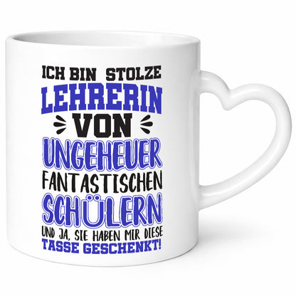 Stolze Lehrerin | Spruchtasse lustig Schüler Schule lustiger Spruch Geschenk