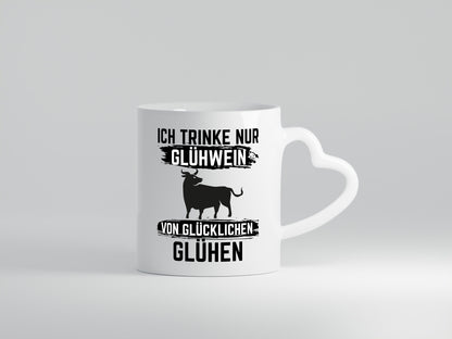 Ich drinke nur Glühwein | Wein von Glühen lustiger Spruch Geschenk Humor