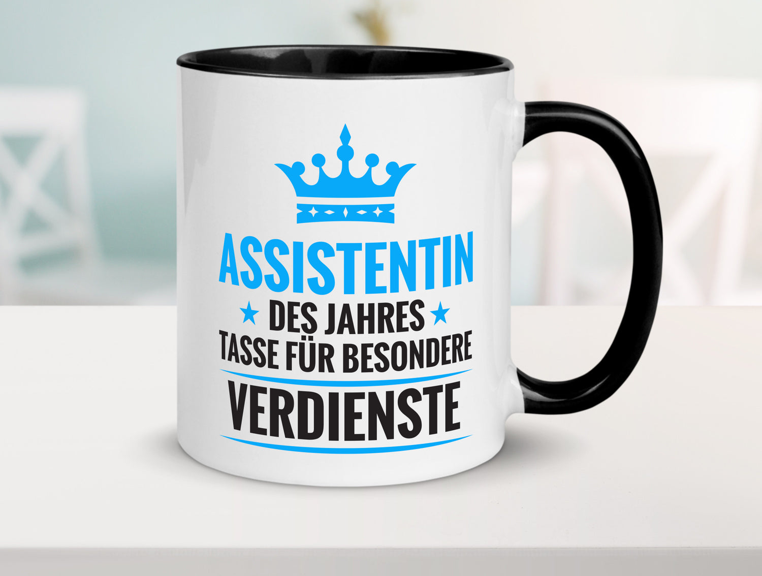 Besonderer Verdienst: Assistentin | Assistenz Hilfskraft Humor Geschenkidee