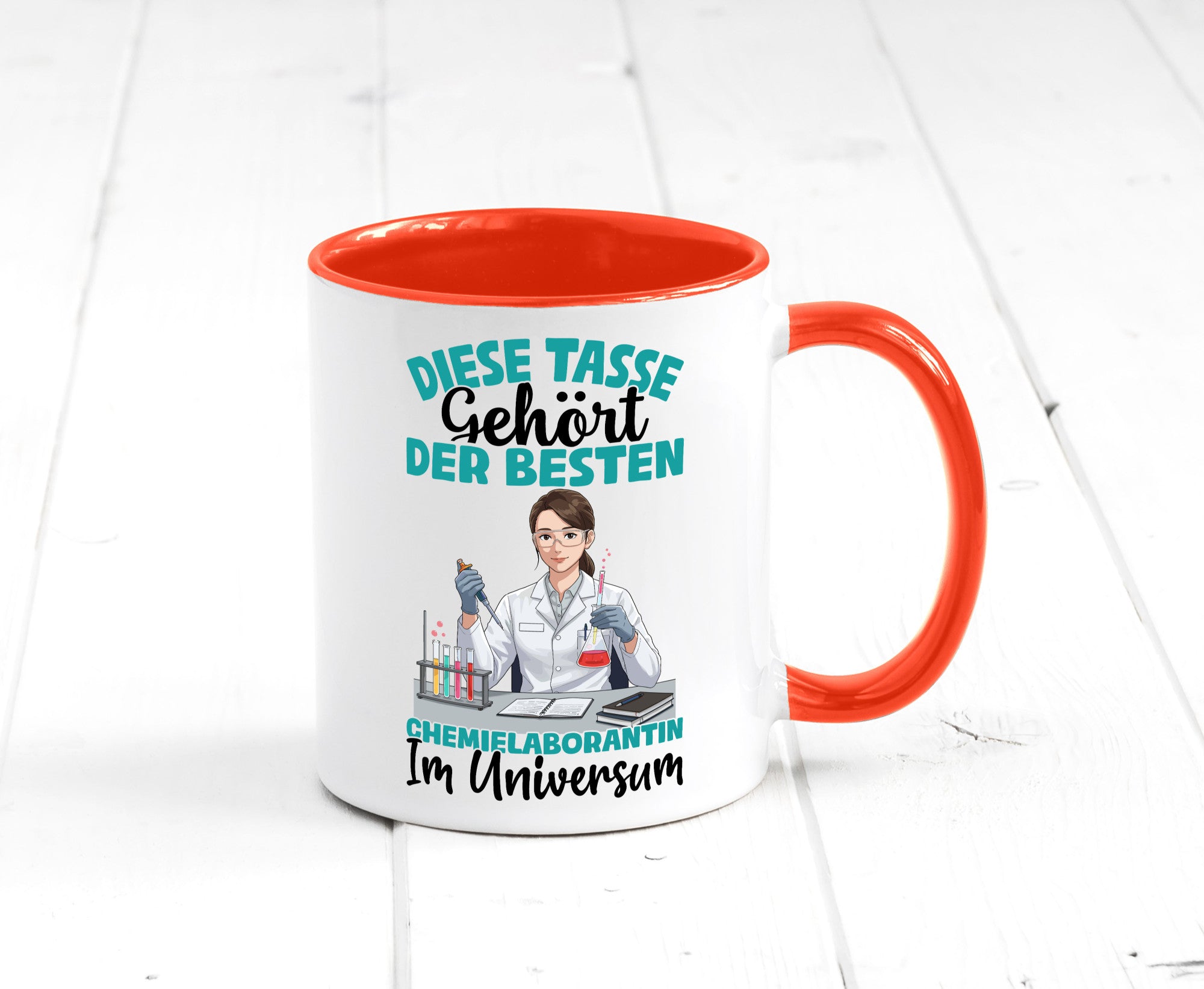 Im Universum: Chemielaborantin | Laborantin Chemie lustiger Spruch Geschenk