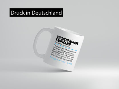 Versicherungskaufmann | Spruch Kaufmann Humor Geschenkidee Tasse