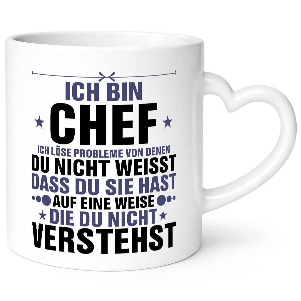 Löse Probleme: Chef | Führungskraft Vorgesetzter lustig Arbeit Kollegen Büro