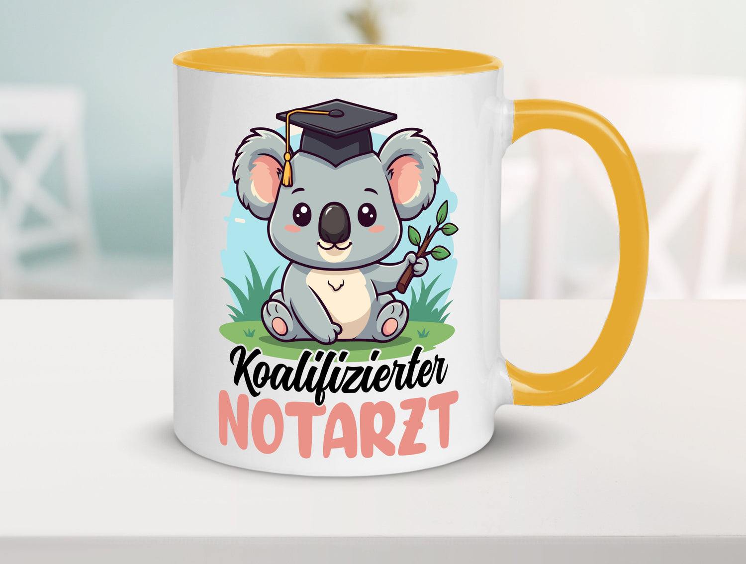 Koalifizierter Notarzt | Arzt Geschenk Humor Geschenkidee lustiger Spruch Tasse