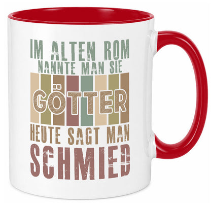 Heute sagt man: Schmied | schmieden lustig Humor Geschenkidee Geschenk Tasse