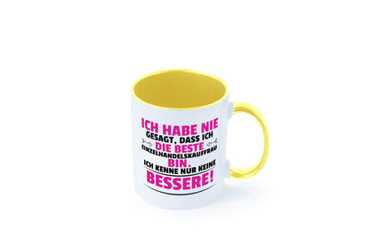 Die Beste Einzelhandelskauffrau | Einzelhandel Geschenkidee Humor Tasse