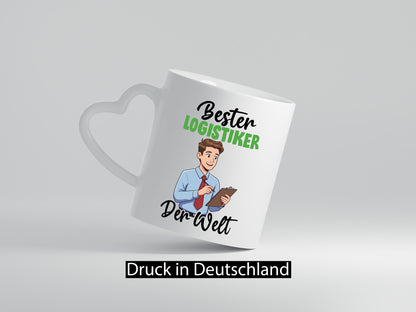 Bester Logistiker | Beruf Logistik v2 lustig Arbeit Kollegen Büro Geschenk Tasse