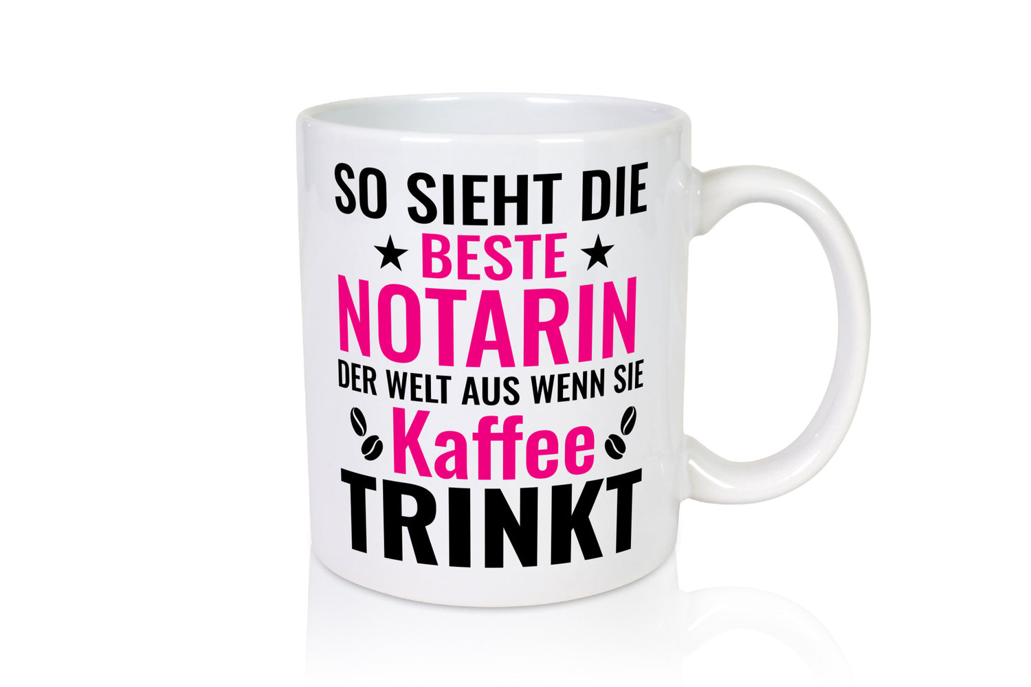 Kaffee trinkt: Notarin | Juristin lustig Humor Geschenkidee Geschenk Tasse