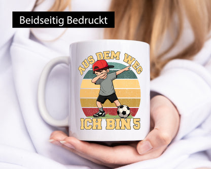 5. Geburtstag | 5 Jahre Fußball Junge Fußballer lustig Geschenkidee Geschenk