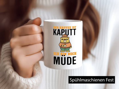 Müder Bär | Kaffee Spruch Morgenmuffel Humor lustiger Geschenk Geschenkidee