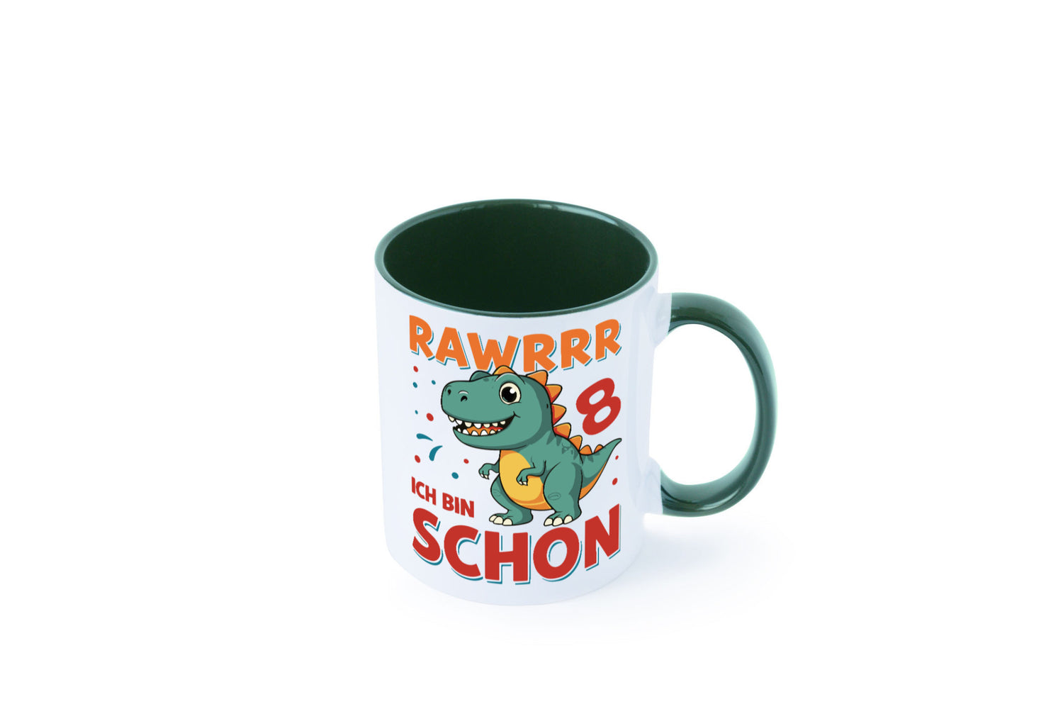 8. Geburtstag | 8 Jahre Raw ich bin schon T-Rex Geschenk Geschenkidee lustiger