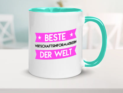 Beste Wirtschaftsinformatikerin | Wirtschaft Informatik Humor Geschenkidee Tasse