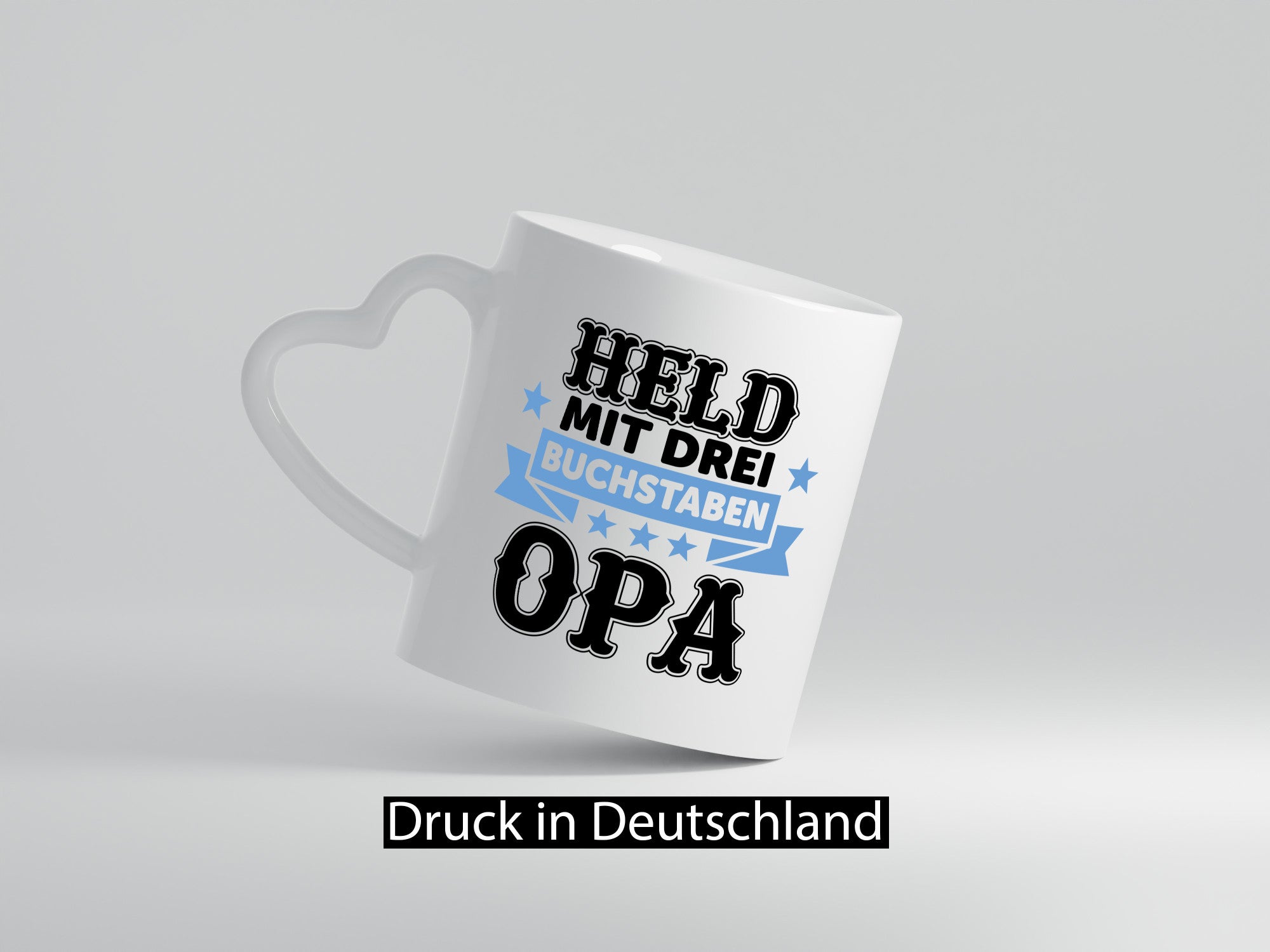 Held, drei Buchstaben, Opa | Held Sterne Auszeichnung lustiger Spruch Geschenk